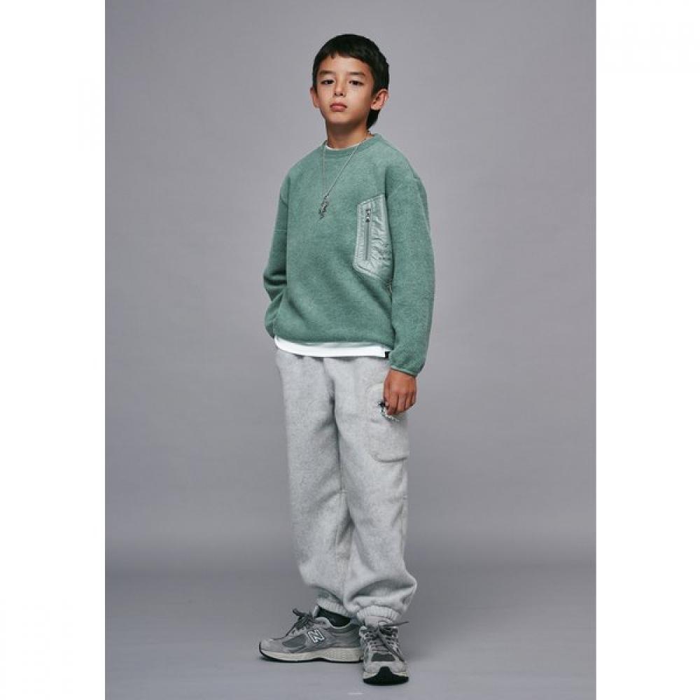 Bluetail Green Fleece T shirT azi3Ts02gn