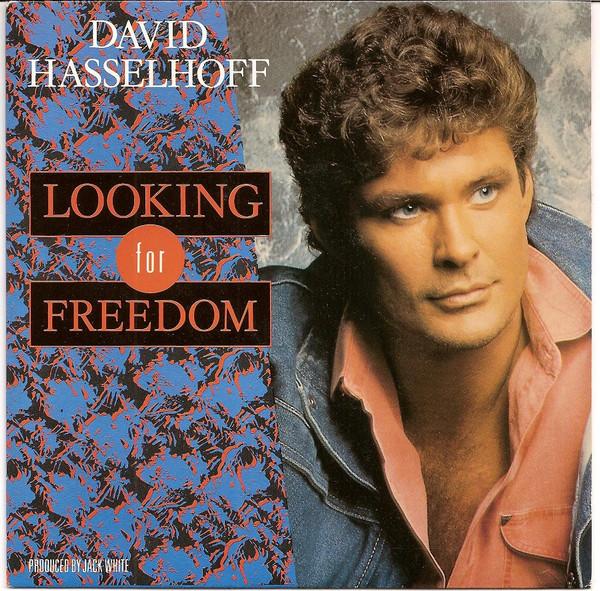

7inch Record DAVID HASSELHOFF - Looking For Freedom 111936 White Records 1989 France Dance & Electronica Used