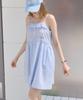 OURHOPE Laura Layered Sleeveless Dress - Sky Blue