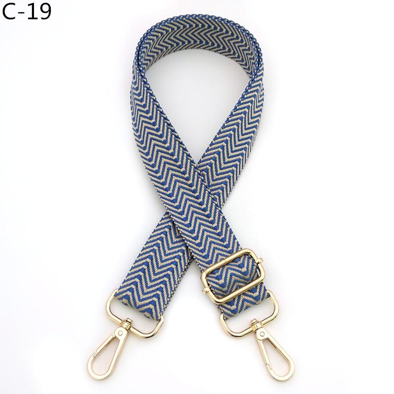 New Arrow Solid Color Bag Shoulder Strap Accessories One Shoulder Oblique Span Adjustable Replacement School Bag Wave Strap