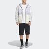 Adidas X National Geographic Wind.Rdy Pattern Print Outdoor Windproof Sports Sun Protection Jacket Men Jacket White HY4690