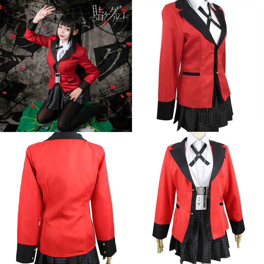 Exquisite Kakegurui Jabami Yumeko Costume Outfit With Perfect Stitches For Halloween