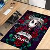 Custom Name The Nightmare Before Christmas Printed Carpet, for Office Chair Living Room Bedroom Kitchen Room Decor Gifts.