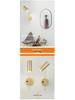 Nordic Postmodern Minimalist Rotatable Wall Lamp with Switch for Living Room or Bedroom.