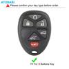Leather Car Key Cover Bag For GMC Yukon SUV For Cadillac Escalade For Chevrolet Suburban Tahoe Remote Control Fobs Shell Protector Case