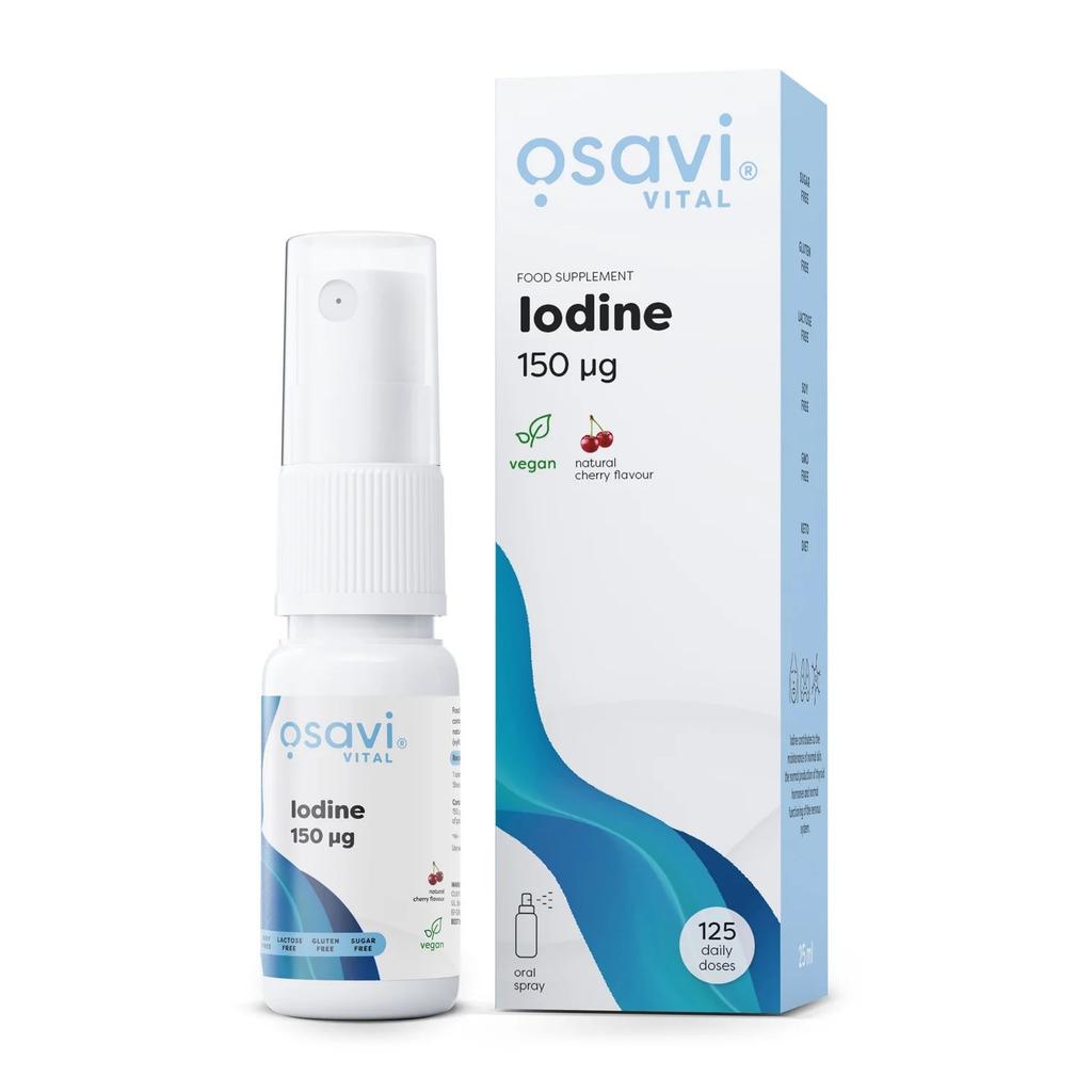 Iodine Oral Spray, 150mcg (Cherry) - 25 ml.