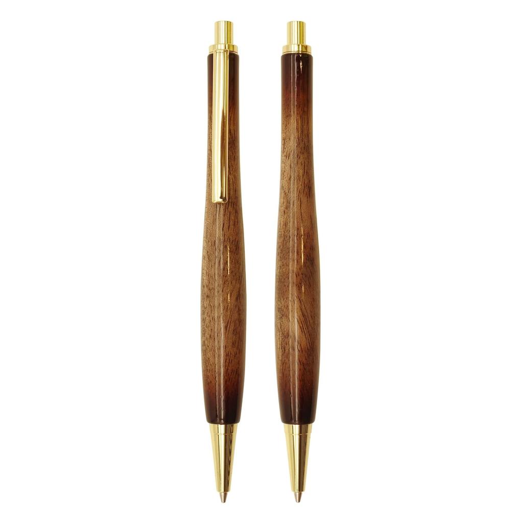Shape Musical Instrument Paint Wooden Shaft Mechanical Knock Gift TGT202 Pencil, Type, 0.5mm [Walnut]