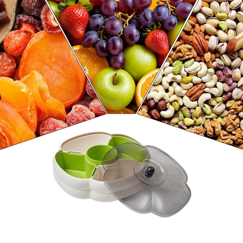 Snack Platter Divided Serving Platter Kitchen Decor Divided Serving Bowls 5 Compartments Removable Dishes for Home Business