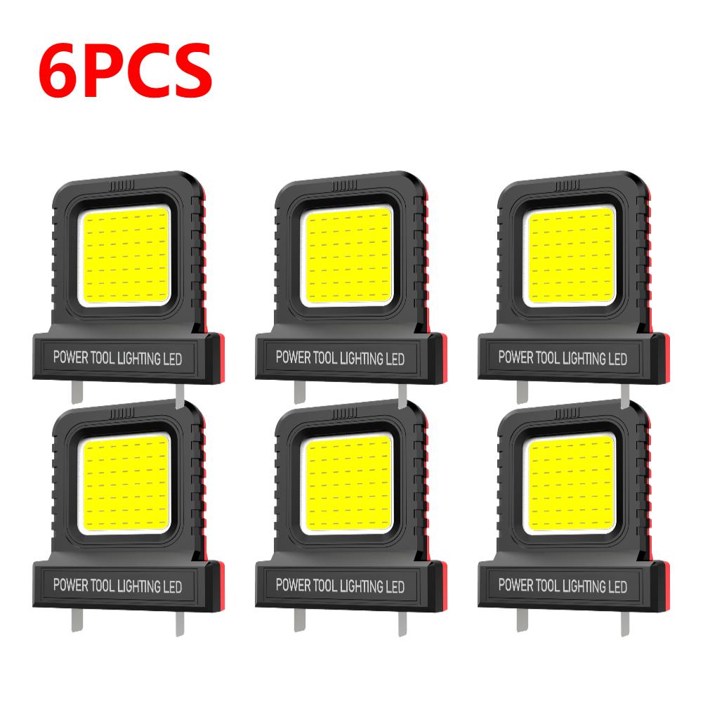 1-10PCS LED Power Tool Parts For Makita For Milwaukee For Bosch For DeWALT For Parkside For Hitachi Lithium Battery Work Lamp