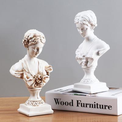 Venus Avatar Home Ornaments Kreativní obývací pokoj Bílá socha Pryskyřice Řemeslné ozdoby