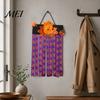 Dynamic Swaying Door Lintel Decoration Halloween Rag Flag Banner, Pumpkin Maple Leaf Flower Ribbon Hanging Escape Room Thrilling Atmosphere