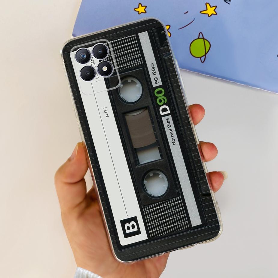 For Realme 8i Case Realme 8 Pro Cute Cartoon Cover Clear Silicone Soft Phone Case For Realme8 Pro Realme 8 5G 8i Back Cover Bags