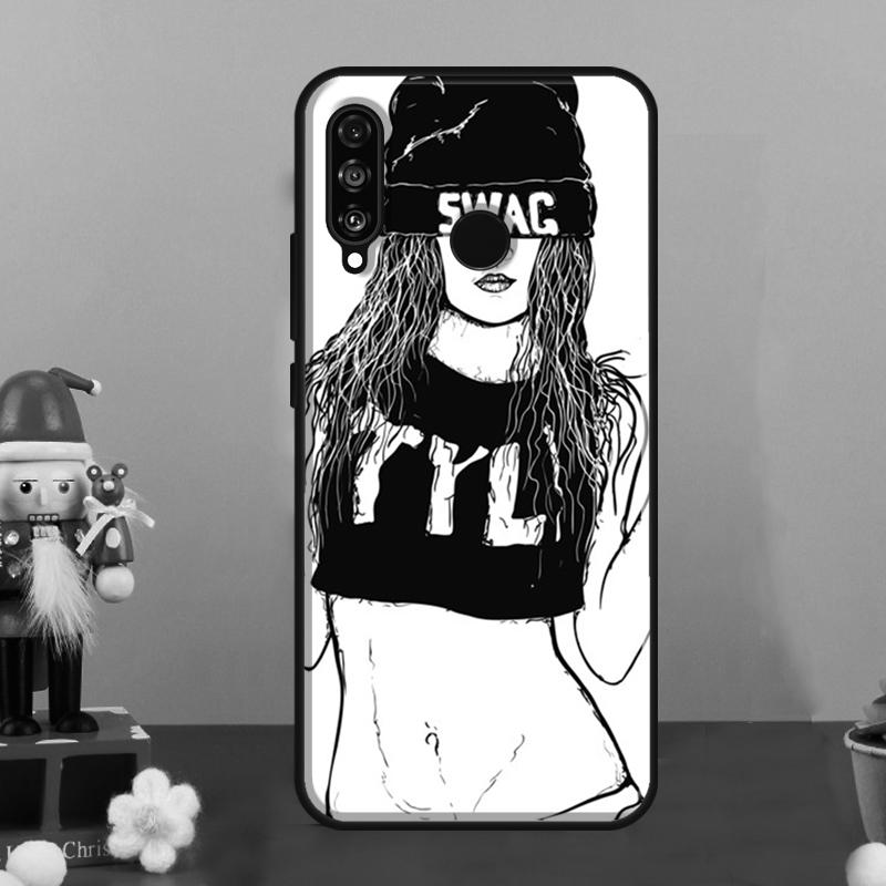 Bad Girl For Huawei Nova 9 10 SE 12i 12s 11i 8i Y90 Y60 Y70 Y72 Y73 Y61 Y91 P30 P40 Lite P60 Pro Case