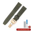 Captain Blue Citizen High Density Knitting Wrist for IWC Pilot Portugal Portofino Nylon Canvas Men 20mm 21mm 22mm Watch Strap