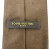 Used LOUIS VUITTON tie Monogram silk Brown suit