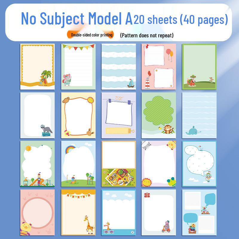 Children's Loose-Leaf Memory Book: Growth Record, Artworks, Photos & Kindergarten Keepsakes