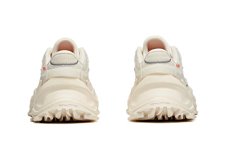Women's Sneakers Anta Hot Slip Resistant Cushioning Low top Chunky Sneakers Women's Light Beige White
