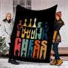 Chess Theme Printed Blanket - Perfect for Couch, Bed, Travel & Outdoor Use | Machine Washable, Cozy & Durable.