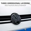 2pcs ABS Car Front Grill Emblem Rear Trunk Badge Logo for Volkswagen VW Golf 6 7 7.5 8 MK6 MK7 MK8 Sticker Emblem