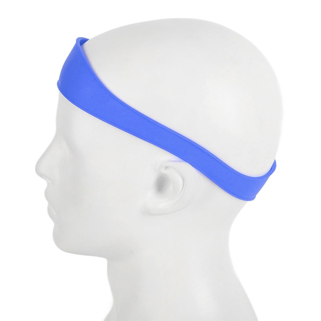 Hair Cutting Guide Curved Soft Silicone Neckline Trimming Template for DIY Home Haircuts Blue