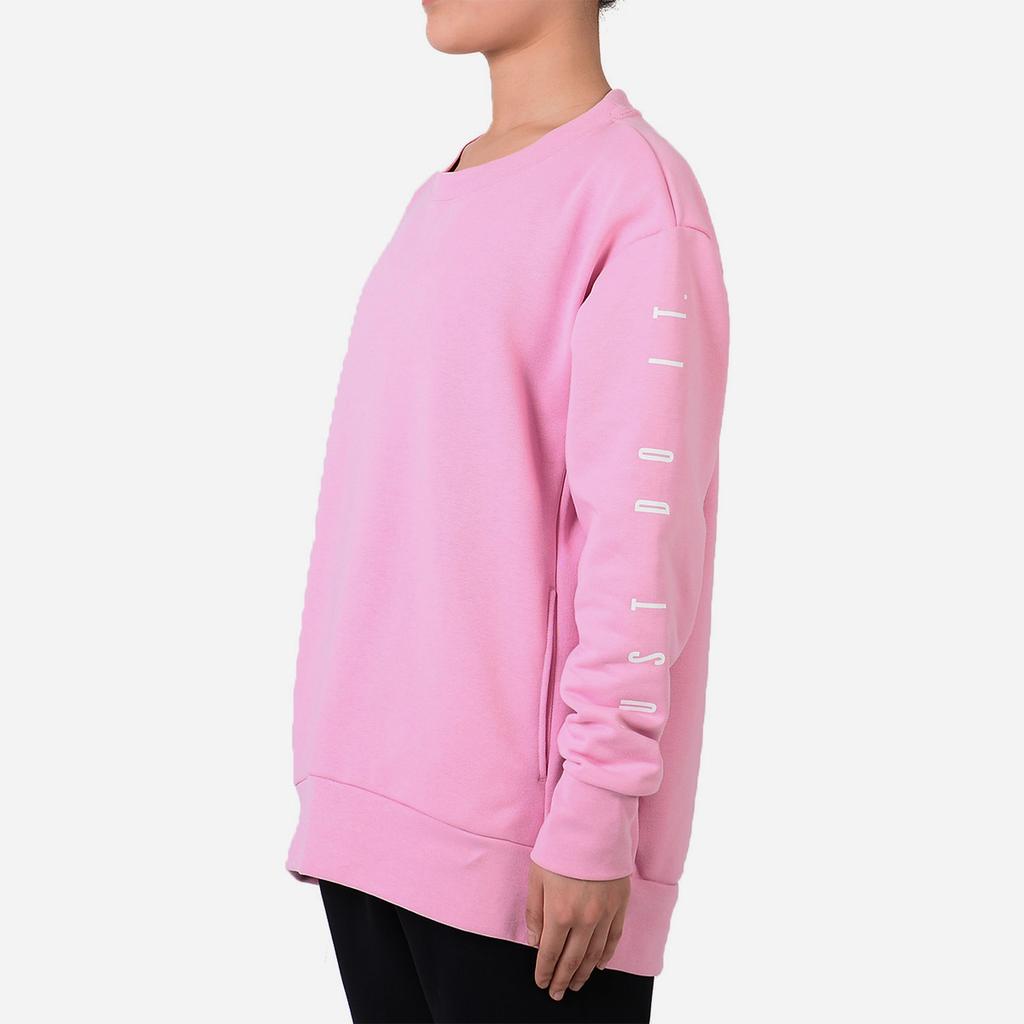 Nike Crew Grx Buchstabenaufdruck Sport Rundhals Sweatshirt Damen Sweatshirt Rosa AT0600-668