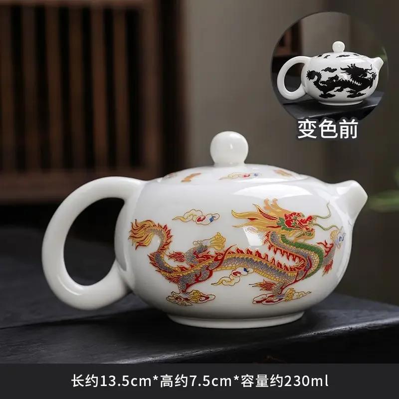 Handmade Zisha Xishi Teapot Color-changing Tea Pot Chinese Teaware Set Kungfu Tea Ceremony Tea Accessories Purple Clay Teapots