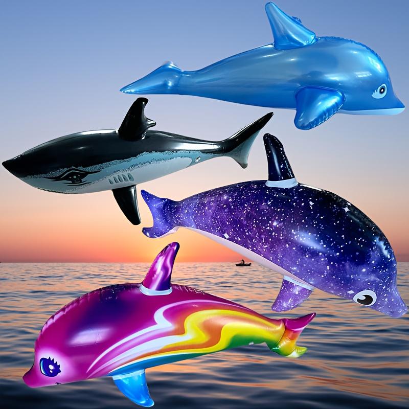 Colorful Inflatable Dolphins, Water Party Toys Dolphins, Suitable for Summer Pool, Beach Splashing Toys Pool Party Balloon Toys