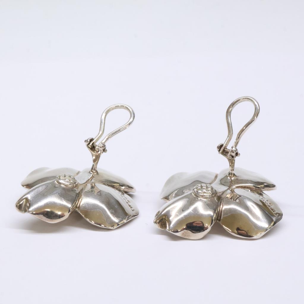 TIFFANY&Co. SV925 Dogwood Clip Earring SilverUsed