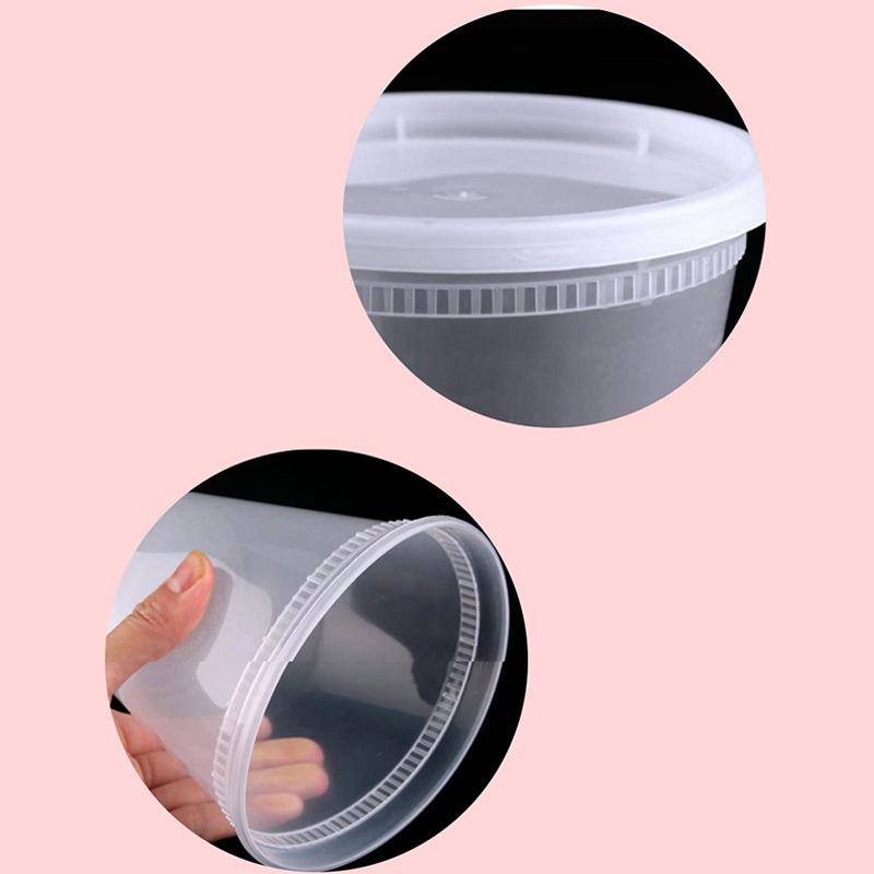10Pcs Food Storage Box With Lid Clear Food Grade Bpa-Free Freezer Microwave Safe Meal Prep Deli Takeaway Food Packing Container