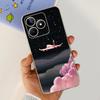 Etui na Realme Note 50 RMX3834 Uroczy Kot Malowane Pokrowiec Miękki Silikonowy Pokrowiec na Telefon Na Realme Note 50 Note50 Tylna Pokrywa 6.74'' Torby