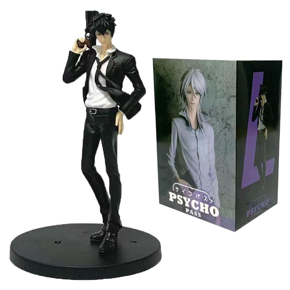 

18cm Psycho-pass Psycho Pass Makishima Shougo Kougami Shinya Anime Pvc Model Figure Cool Man Desktop Periphery Oranment Dolls