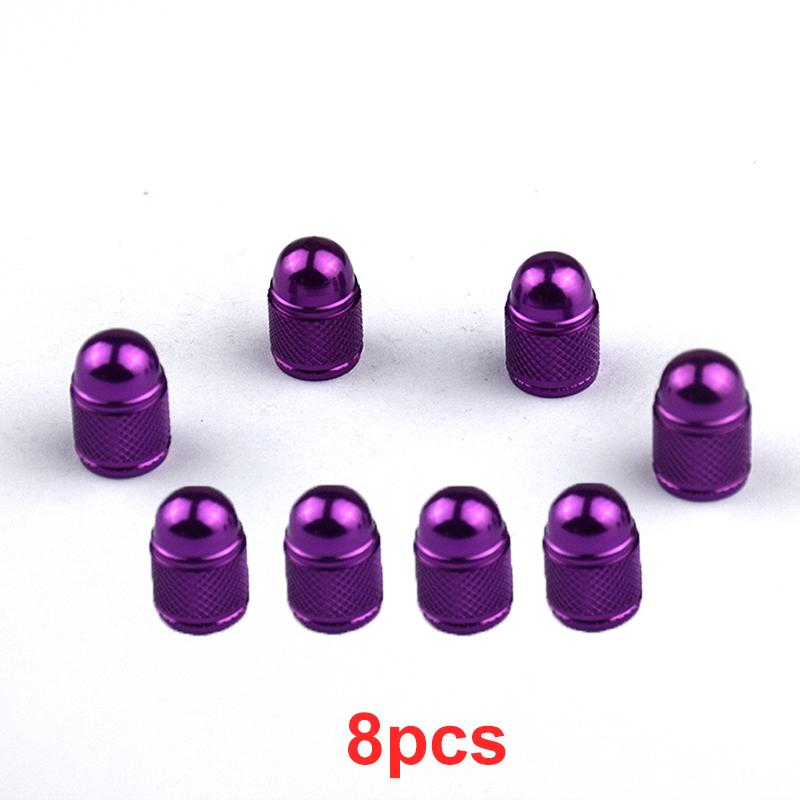 4/8pcs Aluminum Alloy Car Wheel Tire Valve Caps Bullet Tyre Valve Cap Motorcycle Bike Tire Rim Stem Cover Dust Proof Nipple Caps
