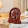 3 Speed Ultra Thin USB Rechargeable Desktop Fan Quiet Operation Energy Saving for Office Desk Use