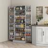 Kitchen Buffet Cabinet, 60 x 35 x 166 cm, Grey