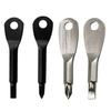 Screwdriver Keychain Mini Chrome Vanadium Alloy Steel Hand Tool Slotted/Phillips Screwdriver Key Ring for Outdoor