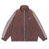 Vêtements Homme Quatre Saisons | Veste Polyvalente à Col Montant Inversé Légère Ample à Bande Latérale Imperméable Veste Décontractée Couleur Dégradée