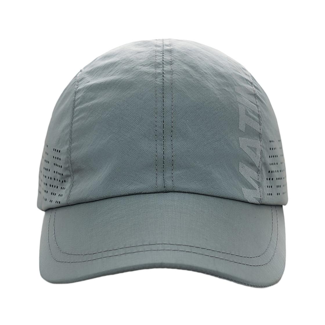Matin Kim Mesh Logo Sporty Cap Gray ONE SIZE