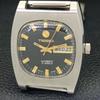 VINTAGE TRESSA AUTOMATIC SWISS MENS BLACK COLOR DIAL WATCH A436457-2 R129-a436457