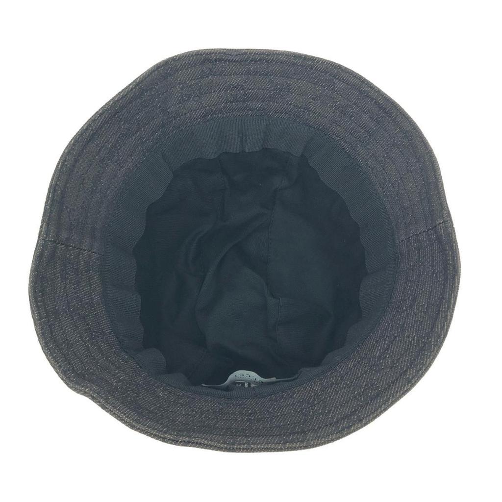 Used GUCCI Gucci Bucket Hat Size: XL GG Pattern/Cotton 023441 Black Unisex / 240001211979