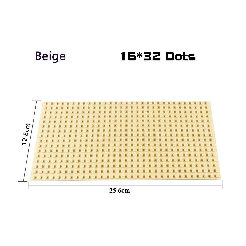 Non-Toxic 32*32*16*16 Dots Base Plate Building Block Diy City Traffic Road Figures Construction Toys Bricks Baseplates For Kids Toys