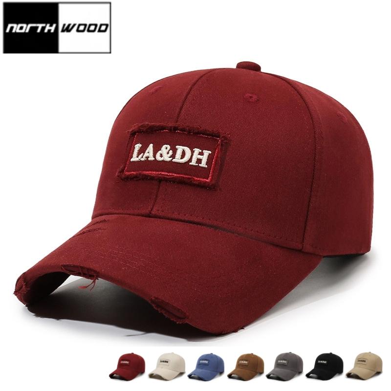 Northwood Retro Letter Embroidery Baseball Caps for Men Women Vintage Peaked Caps Baseball Caps Outdoor Sun Hats
