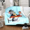 1pc Tom and Jerry Cartoon Blanket,Portable Throw for Travel & Camping, All Season Cozy Blanket,Ideal Gift