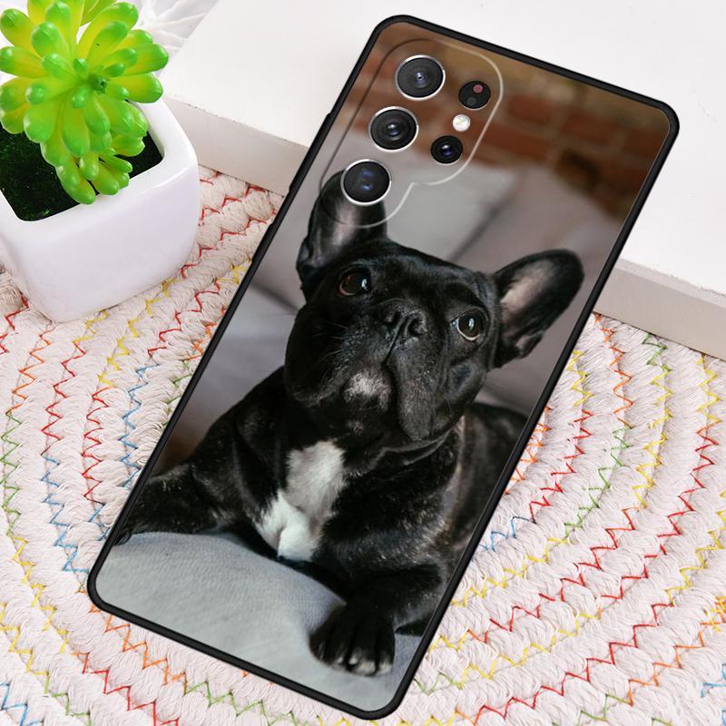 Funny french bulldog Phone Case for Samsung Galaxy note 10 pro S26 Ultra S23 S24 FE S25 S21 S22 PLUS shockproof Cove