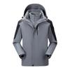 Autumn and Winter Style Jacket, Windproof and Waterproof Jacket, Three-in-one Removable Gold Mink Velvet Liner, Warm Mountaineering Jacket