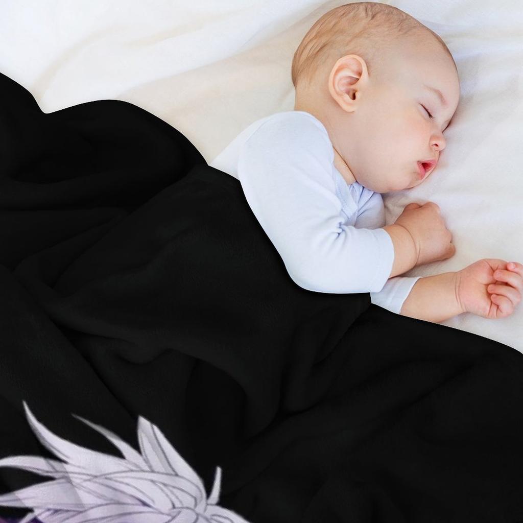 gojo Throw Blanket Large Travel cosplay anime Blankets For Baby Blankets