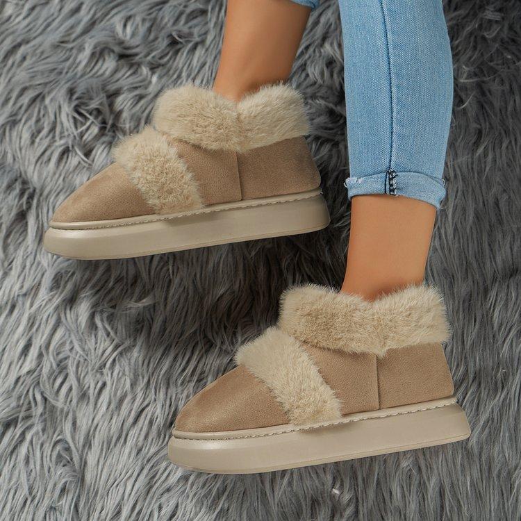 

Теплая хлопковая обувь для Европы и Америки 2024 года, осень и зима, новый дизайн, толстая подошва, хлопковая обувь, повседневная женская обувь Trafza 40-41 хаки