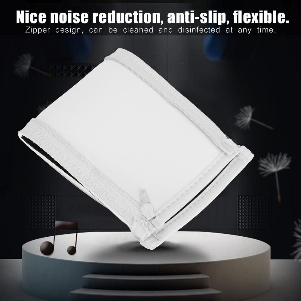 Replacement Headset Earphone Cushion Headband Pad Cover for Iron Triangle M50(White)