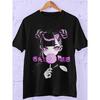 Lollipop Pastel Goth Girl Anime T-shirt Harajuku Streetwear Japanese Streetwear Grunge Aesthetic Men's Black Tee Classic Perfect for