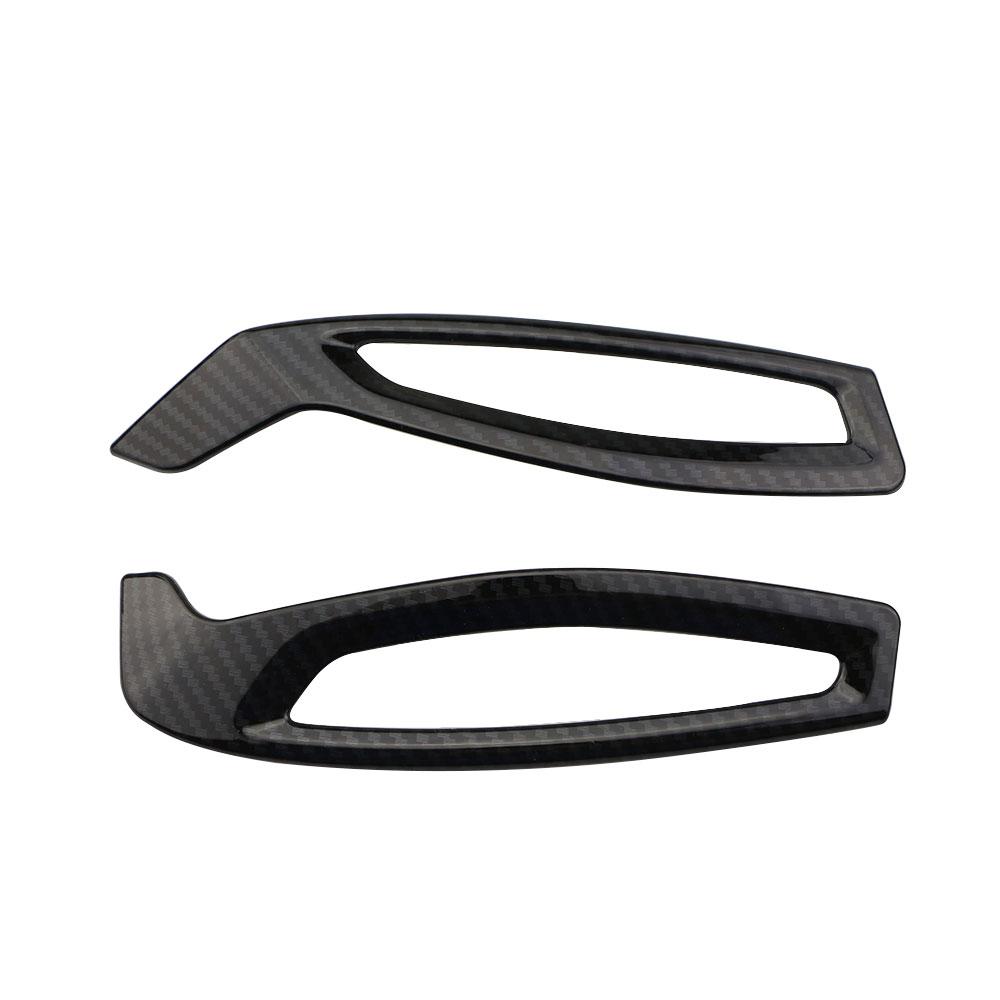 2PCs Chrom Auto Front Klimaanlage Vent Outlet Abdeckung Dekoration Aufkleber Trim für Toyota CHR 2016-2022 LHD