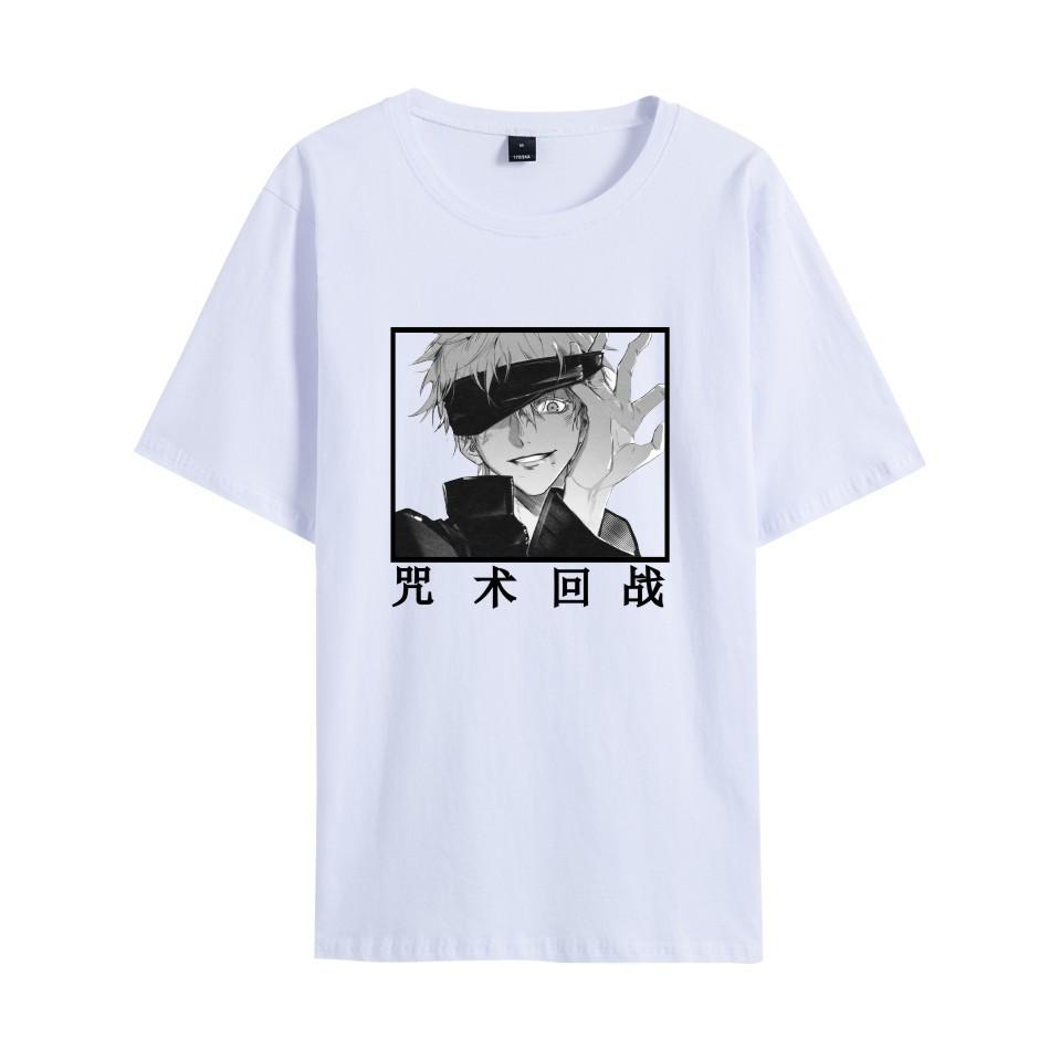 Jujutsu Kaisen Tshirt Men Women Cartoon Print Top Tees Tshirts Fashion Summer T-shirt